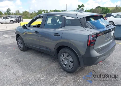 2025 Nissan Kicks S Fwd из США, поврежденный, VIN 3N8AP6BA3SL381748